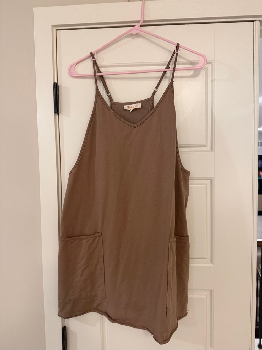 Brown Athletic Dress with Shorts